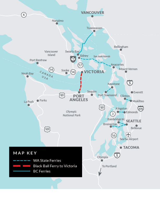 The Route Black Ball Ferry Line Daily Departures To Victoria And   Getting There Larger 